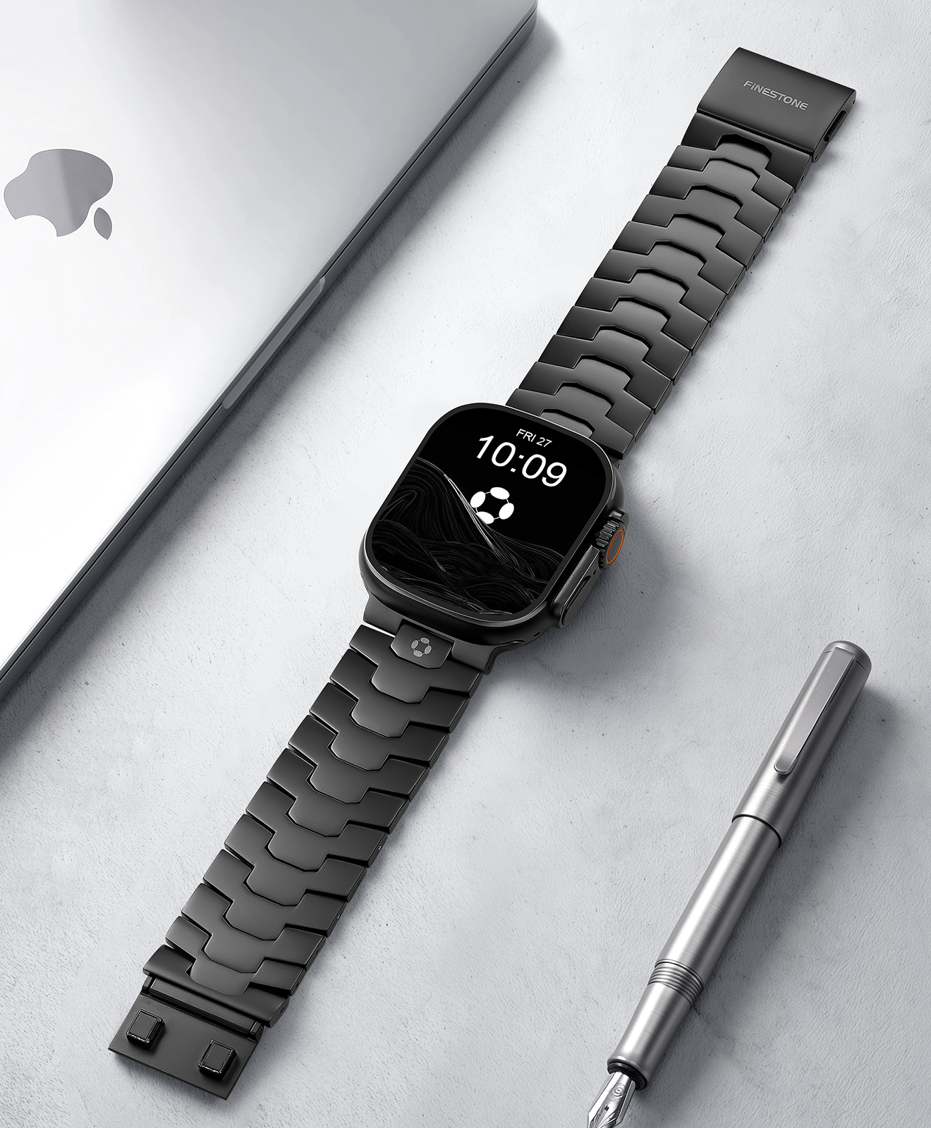 AGIS01 Titanium Apple Watch Band With Magnetic Clasp