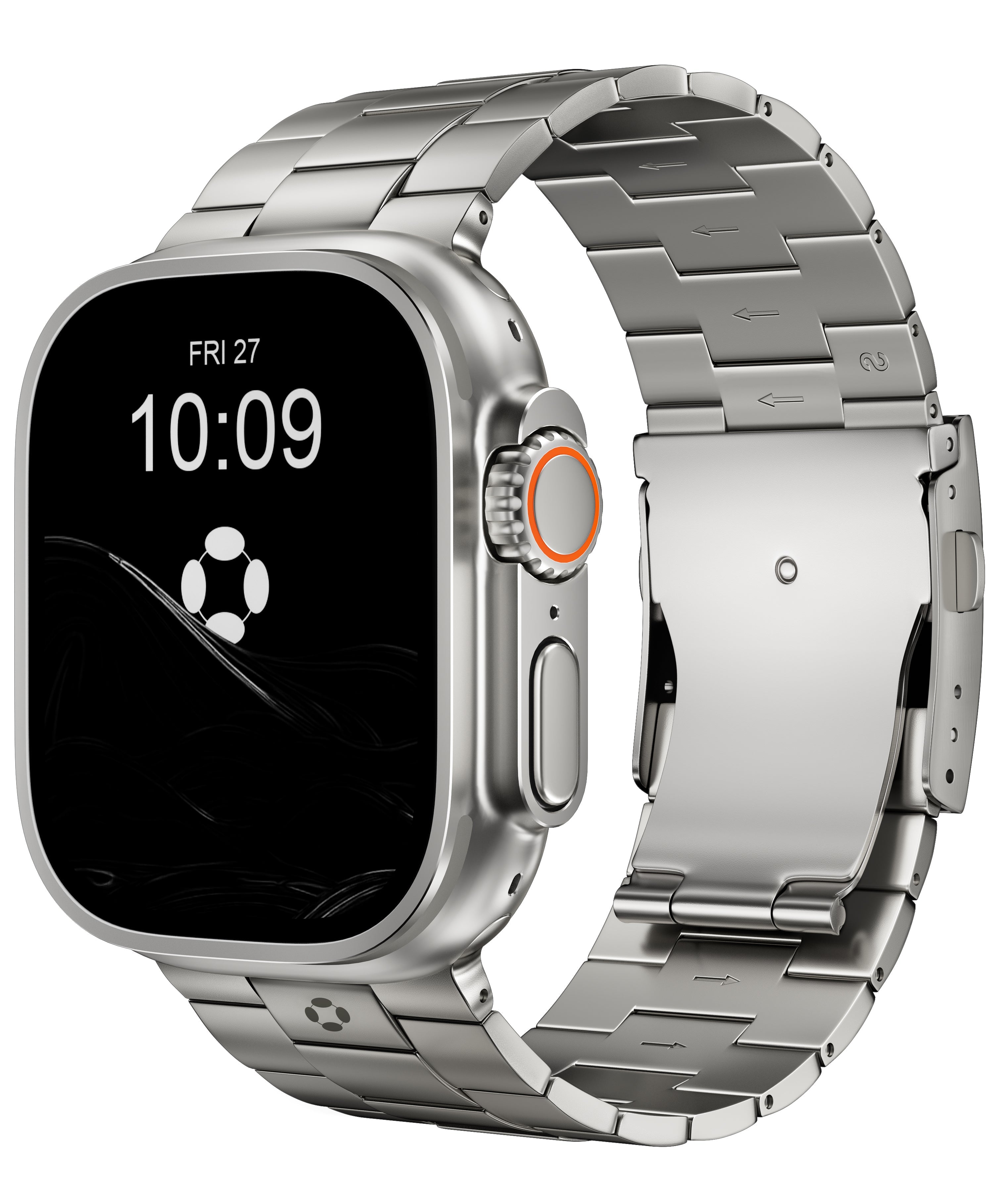 FiNESTONE Titanium Milanese Loop Band for Apple Watch Ultra 2026