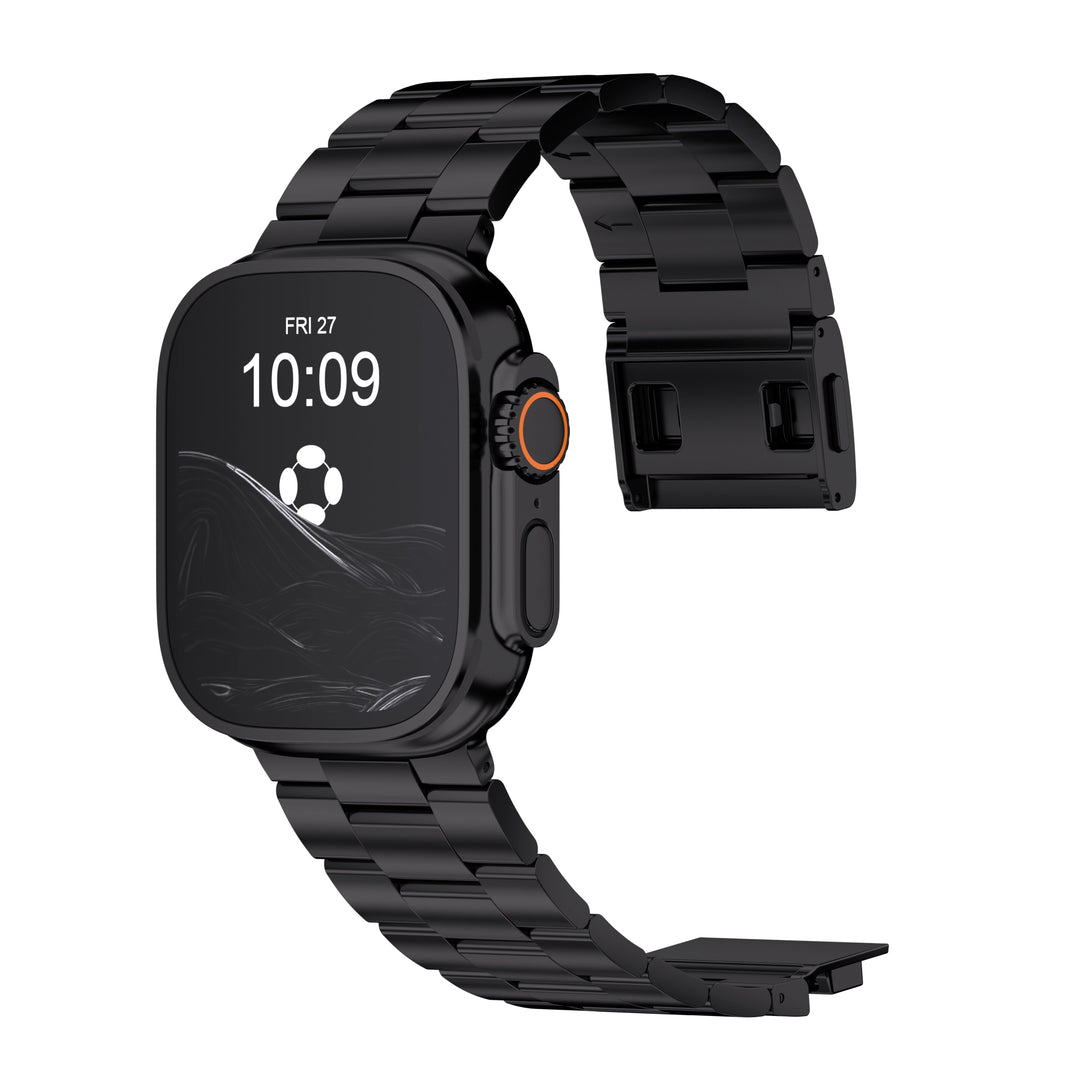 Apple Watch Ultra Black Titanium – Aerospace-Grade (Corrosion-Proof, Magnetic Patent) 49mm