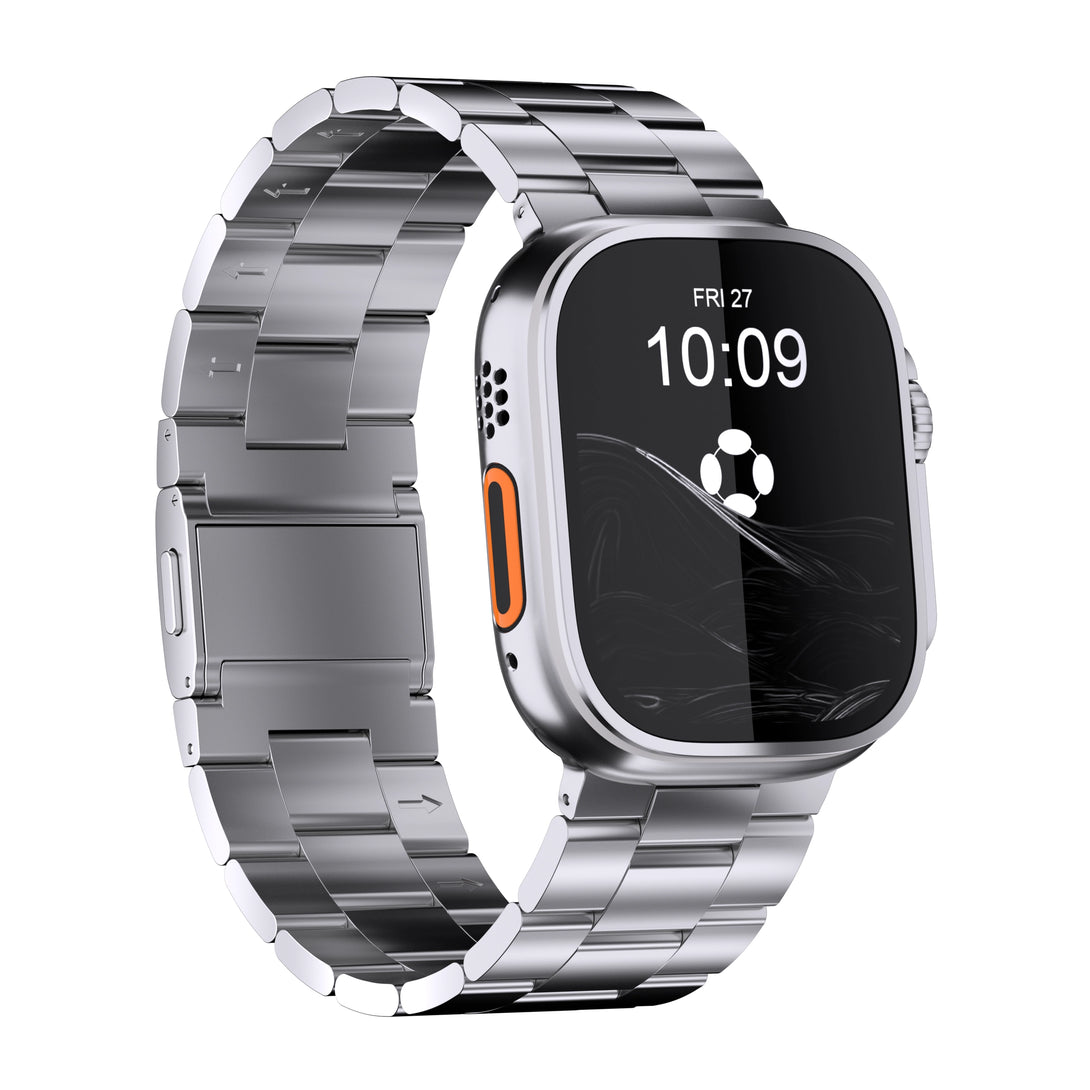 Apple Watch Ultra Titanium – Patented Tool-Free Links (Magnetic Clasp, 49mm)