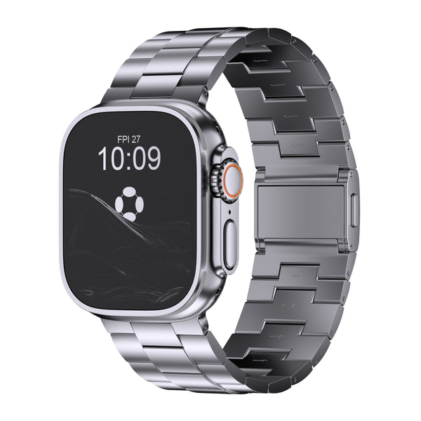 Apple Watch Ultra 1 & 2 Titanium Strap - 49mm Patented Magnetic Clasp.