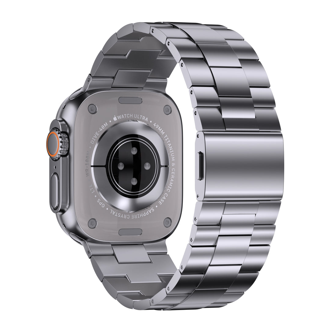 Apple Watch Ultra 1 & 2 Titanium Strap - 49mm Patented Magnetic Clasp.