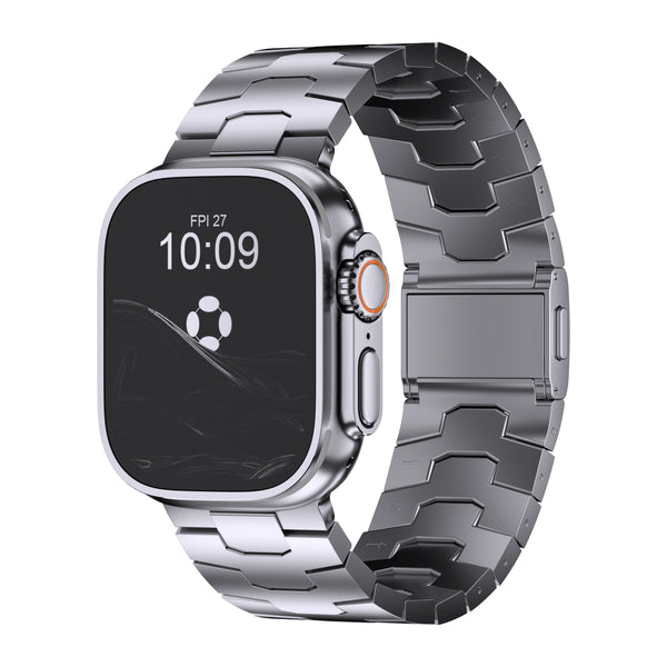 Apple Watch Ultra 1 & 2 Titanium Strap - 49mm Patented Magnetic Clasp.