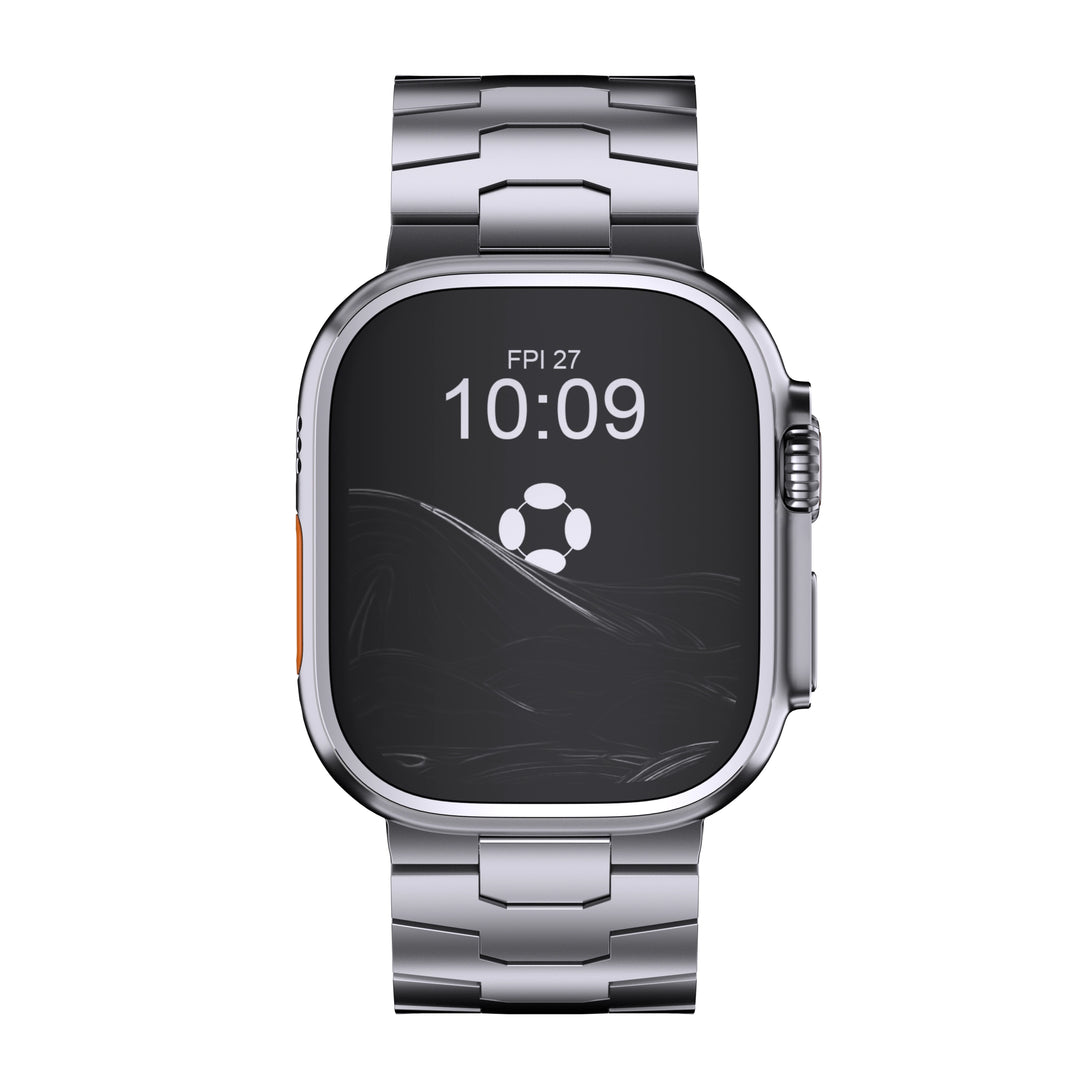 Apple Watch Ultra 1 & 2 Titanium Strap - 49mm Patented Magnetic Clasp.