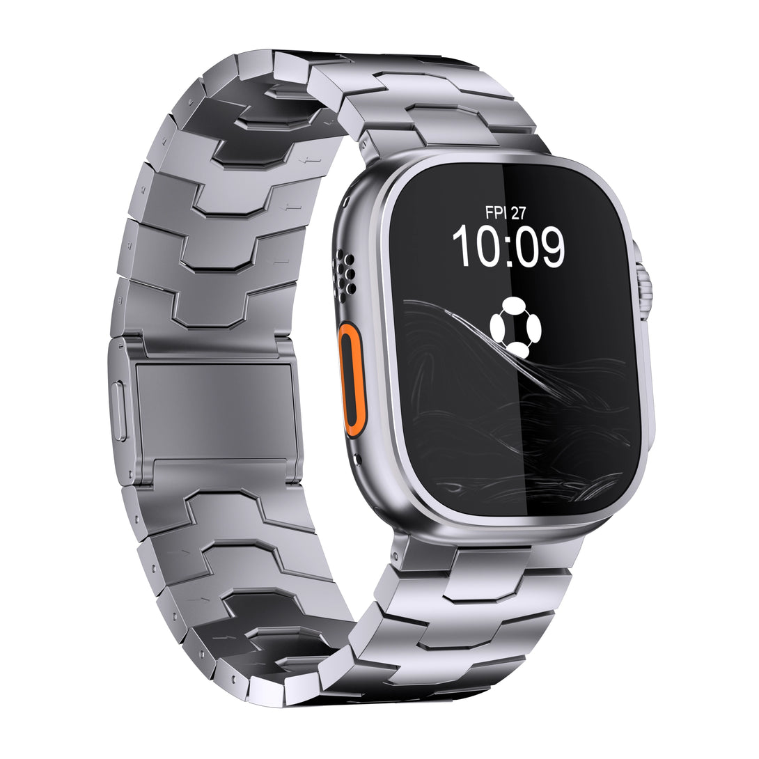 Apple Watch Ultra 1 & 2 Titanium Strap - 49mm Patented Magnetic Clasp.