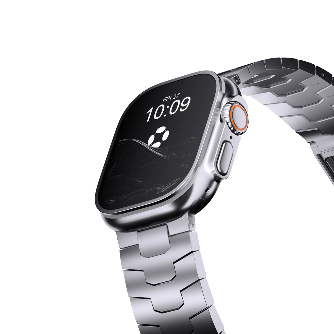Apple Watch Ultra 1 & 2 Titanium Strap - 49mm Patented Magnetic Clasp.