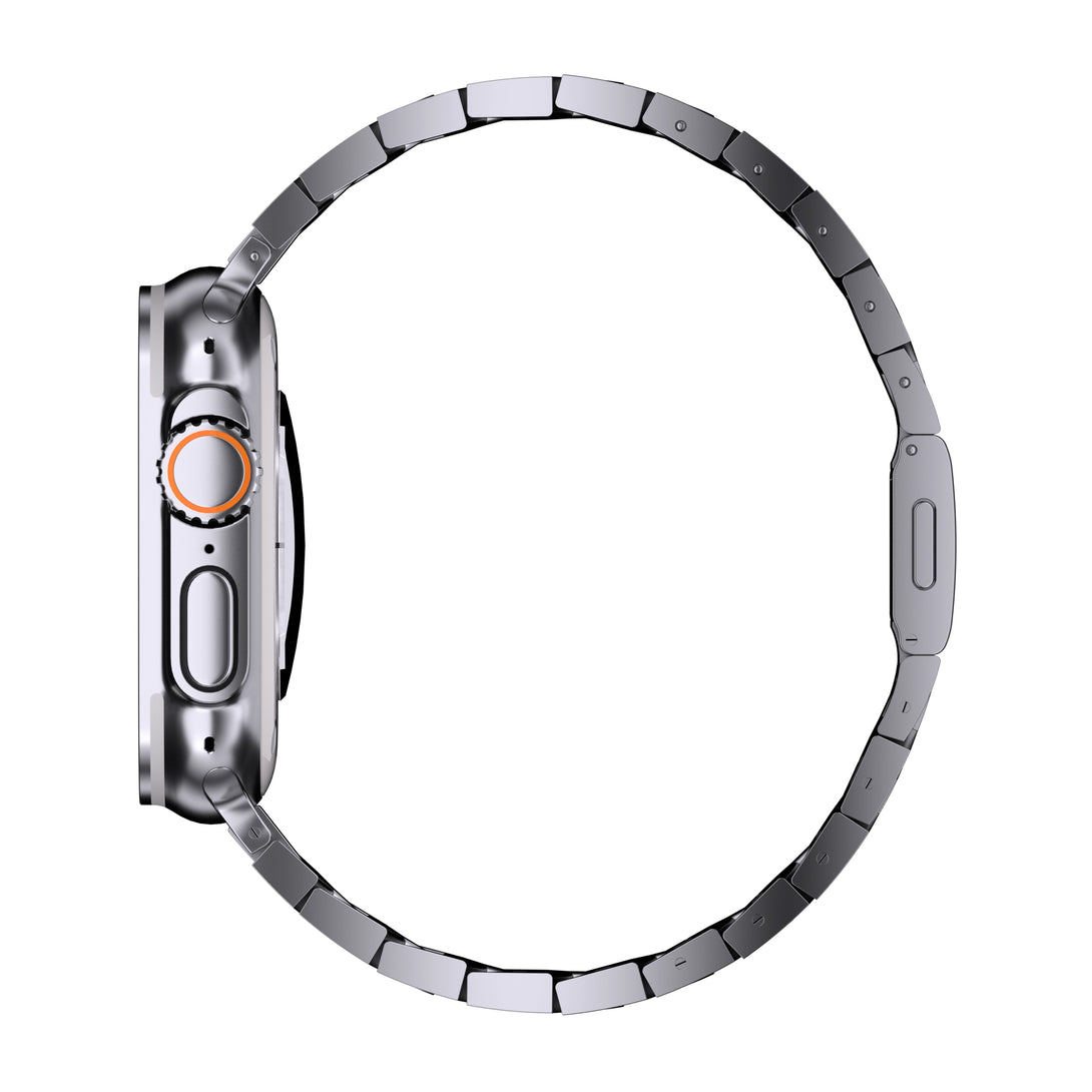 Apple Watch Ultra 1 & 2 Titanium Strap - 49mm Patented Magnetic Clasp.