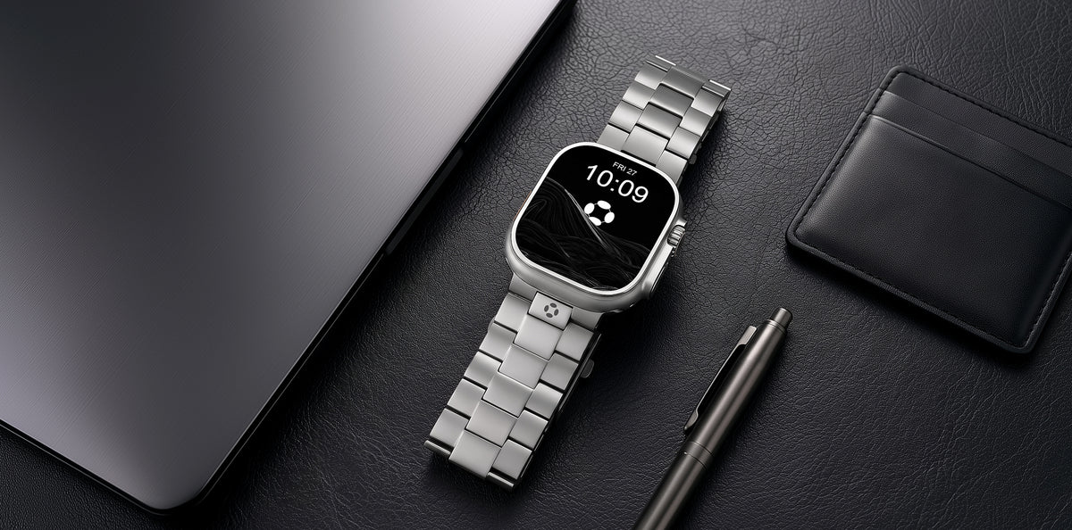 Finestone design premium titanium Apple Watch bands for professionals who value both performance and style. 
