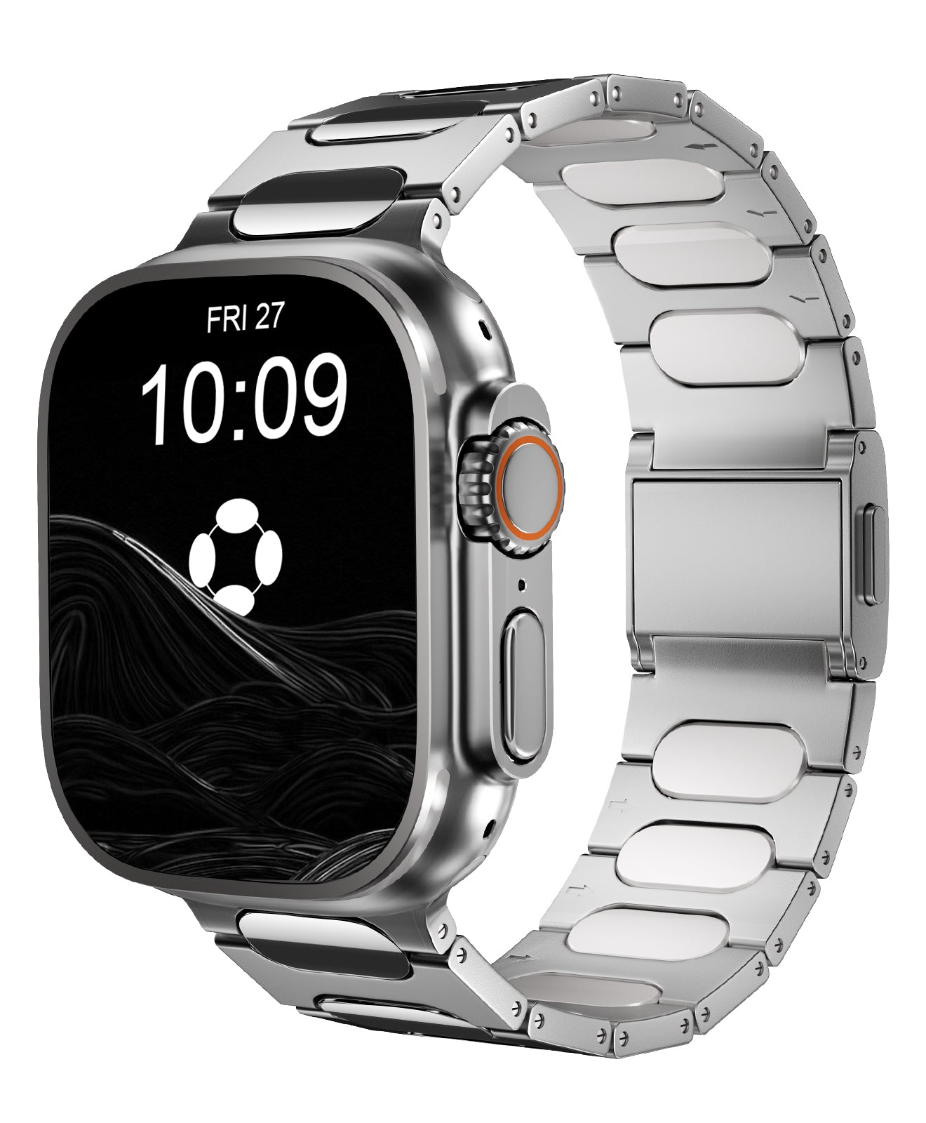 FiNESTONE QT-X009 Titanium Apple Watch Band With Magnetic Clasp