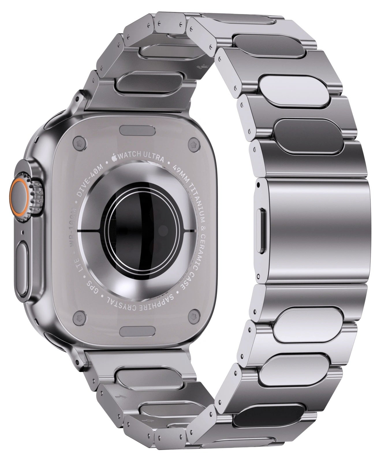 QT-X009 Titanium Apple Watch Band With Magnetic Clasp