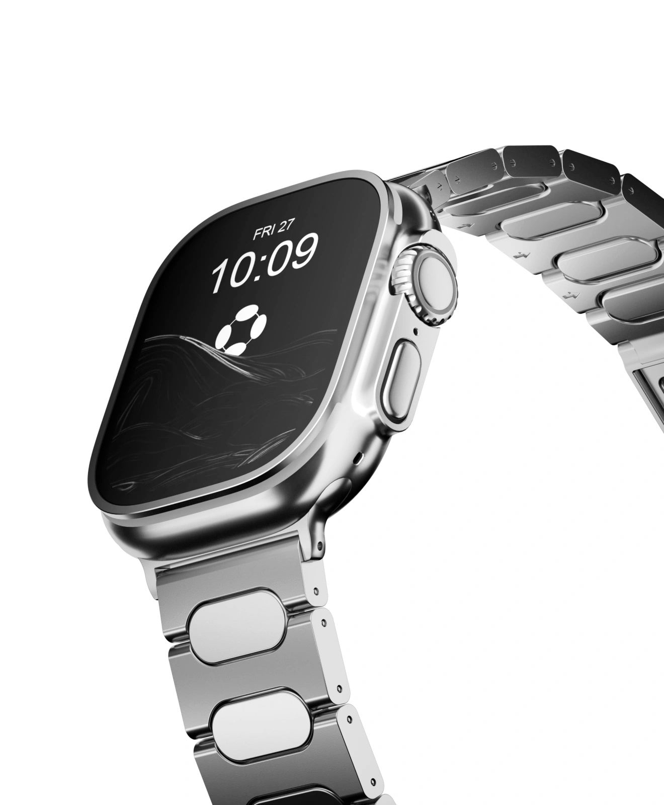 Comfort Fit Titanium Magnetic Band - Secure & Breathable Apple Watch Strap for All-Day Wear